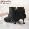 ARCH CONTACT安启美奈秋季新品时尚丝绒烫钻女靴52872 商品缩略图6