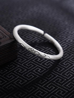 【芳菲之歌】子佩集S999银手工手镯原创设计【55063211】2407