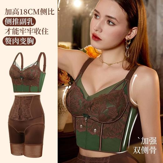 曼芮凯诗【思羽美人】调整型塑身欧若风矫正聚拢文胸23625 商品图2