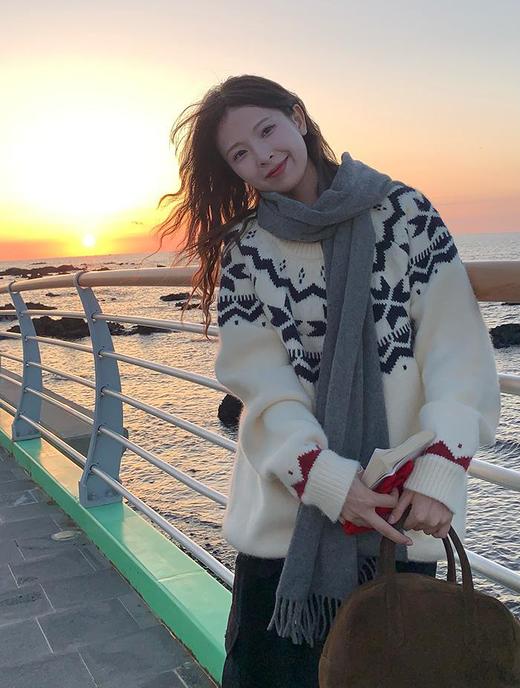 🎄双旦来袭 ❗️【AUChris圣诞氛围感毛衣合集】‼️慵懒的复古💯上身真的都很绝👍圣诞感拉满📣单穿或是秋冬搭配大衣/皮草都很适合 绵羊绒毛衣💥7个款式可选 商品图2