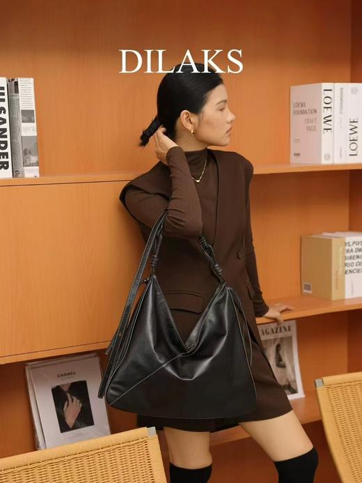 迪莱克丝牛皮挎包大号 商品图0