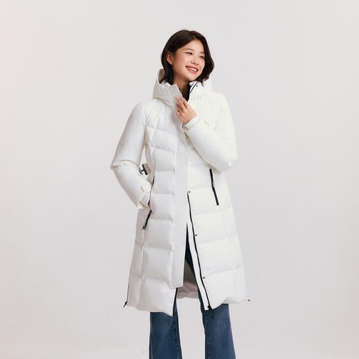 森马中国国家地理系列羽绒服女冬季长款90绒子鹅绒防风防雨冲锋衣 商品图1