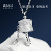 【敦煌转经筒纯银项链】敦煌小众福泽纯银四叶草可旋转转经筒项链 女款配饰精致锁骨链高级感 商品缩略图4