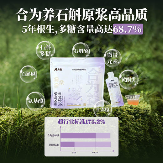 合为养   紫皮石斛袋装1袋/30ml*30条 商品图3