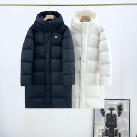 D112707情侣款户外出行登山长款过膝加厚羽绒服外套