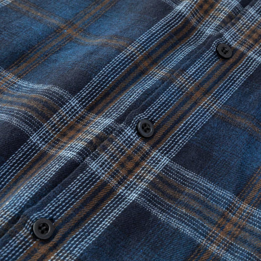 GXG男装25秋季时尚复古格纹潮流百搭日常通勤男式翻领长袖衬衫K&C 商品图6