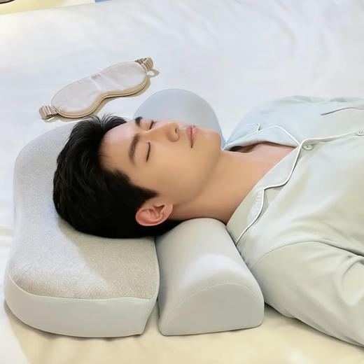 觅槿 6.0升级款秋冬护脊枕 牵引枕 舒爽透气 分区深睡 3色可选 商品图7