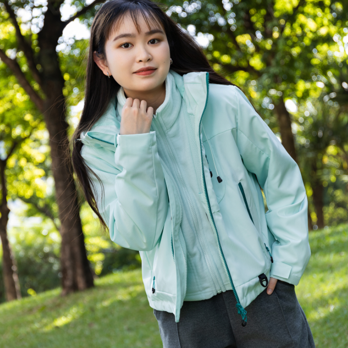 斯辰唯佳短款三合一外套|可拆卸抓绒内胆，一件顶三件，徒步/登山/通勤穿都可