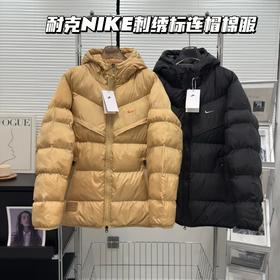 D112738时尚百搭连帽棉衣外套男女同款冬季保暖棉服