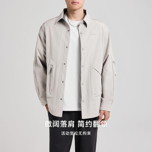 墨麦客简约翻领哈灵顿夹克男2025秋季新款两面穿男士外套81421 商品图1