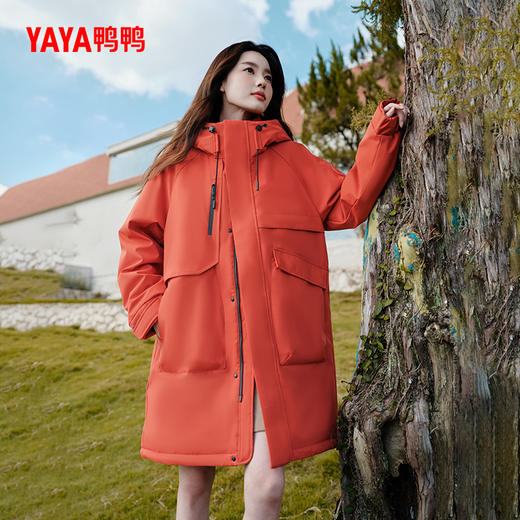 【欧豪同款】鸭鸭男女同款长款绒服 多色可选 XS-3XL YE5B008277P 商品图8