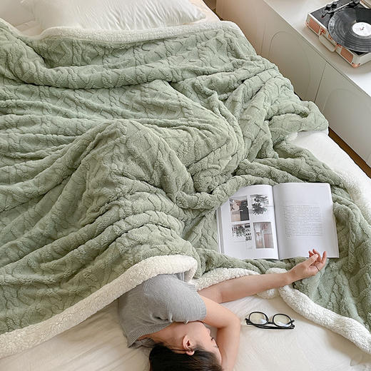 双层加厚风 塔芙绒加厚毛毯【冬季床品专场】 商品图4