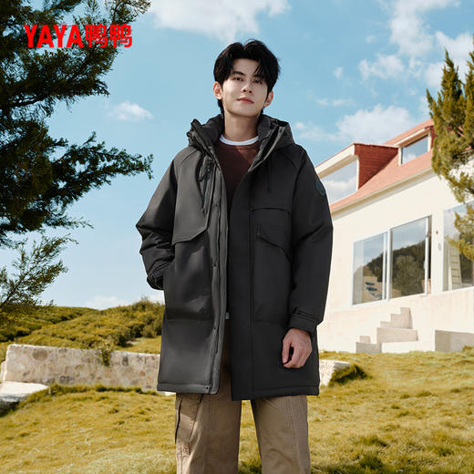 【欧豪同款】鸭鸭男女同款长款绒服 多色可选 XS-3XL YE5B008277P 商品图4