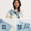 森马羽绒服女冬90绒子防泼水拼接牛仔oversize立领个性潮酷面包服 商品缩略图3
