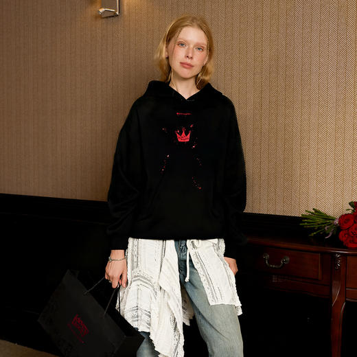 IDEVERRAY【陈立农联名款】青春为名皇冠卫衣 商品图3