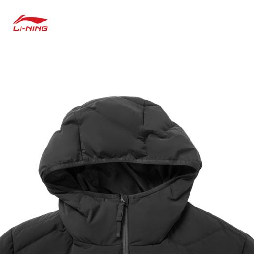 李宁韦德系列男子防泼水鹅绒短羽绒服AYMV055 商品图5