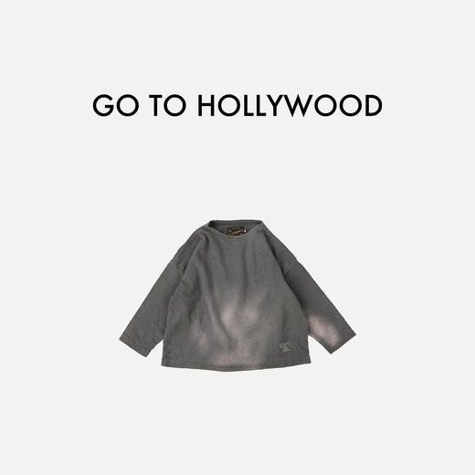 日本G2H童装 GO TO HOLLYWOOD 棉质针织做旧长袖T恤 商品图1
