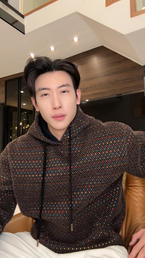 SDSA男士秋冬新款痞帅男装潮牌彩色刺绣条纹绒毛抽绳连帽卫衣百搭 商品图0