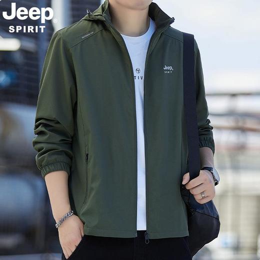 JEEP SPIRIT 秋冬款 男士潮流休闲时尚立领夹克外套7620新款 商品图2