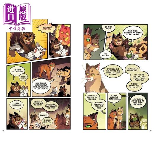 预售 【中商原版】猫武士漫画版#3 Warriors Graphic Novel The Prophecies Begin #3 英文原版 全彩漫画故事 儿童图画小说 进口书 商品图4