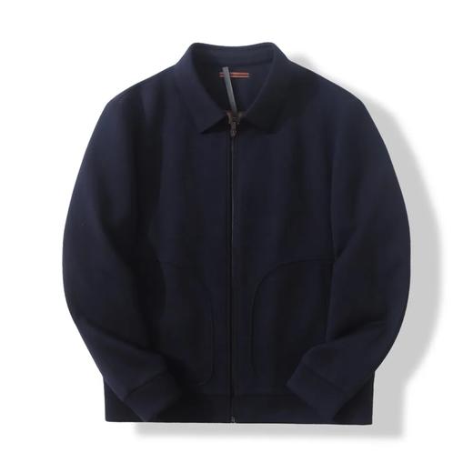 意式臻贵美学 商务行政系列 羊毛针织翻领鹅绒夹克 商品图4