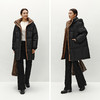 森马羽绒服女冬长款插肩袖撞色宽松连帽80绒子休闲简约百搭厚外套 商品缩略图4