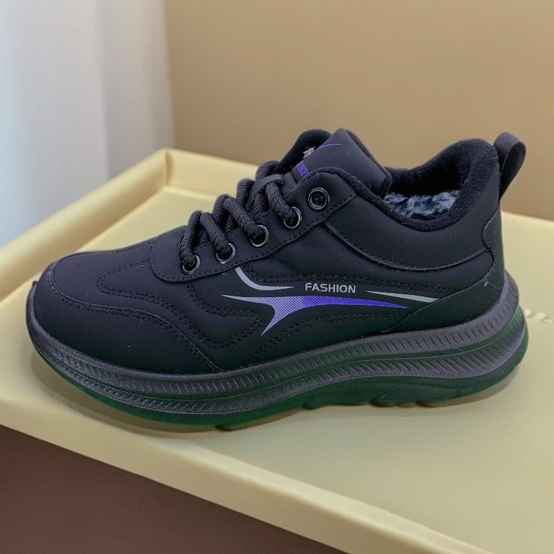 双星名人情侣款加绒休闲鞋55718