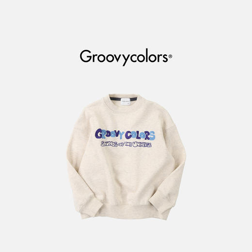 日本GC童装 Groovycolors 双色品牌标识廓形卫衣 商品图1