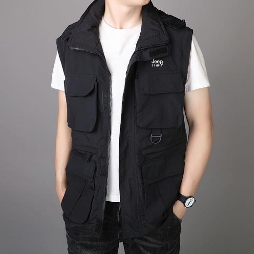 JEEP SPIRIT男士休闲外套男夹克休闲男士可拆卸袖子外套HL7179 商品图3