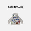 日本DD童装 DENIM DUNGAREE 复古徽章连帽衫夹克 商品缩略图2
