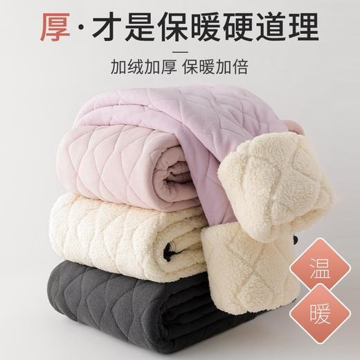 买手优选羊毛保暖裤女款加绒加厚高腰特厚羊羔绒棉裤168444326 商品图1