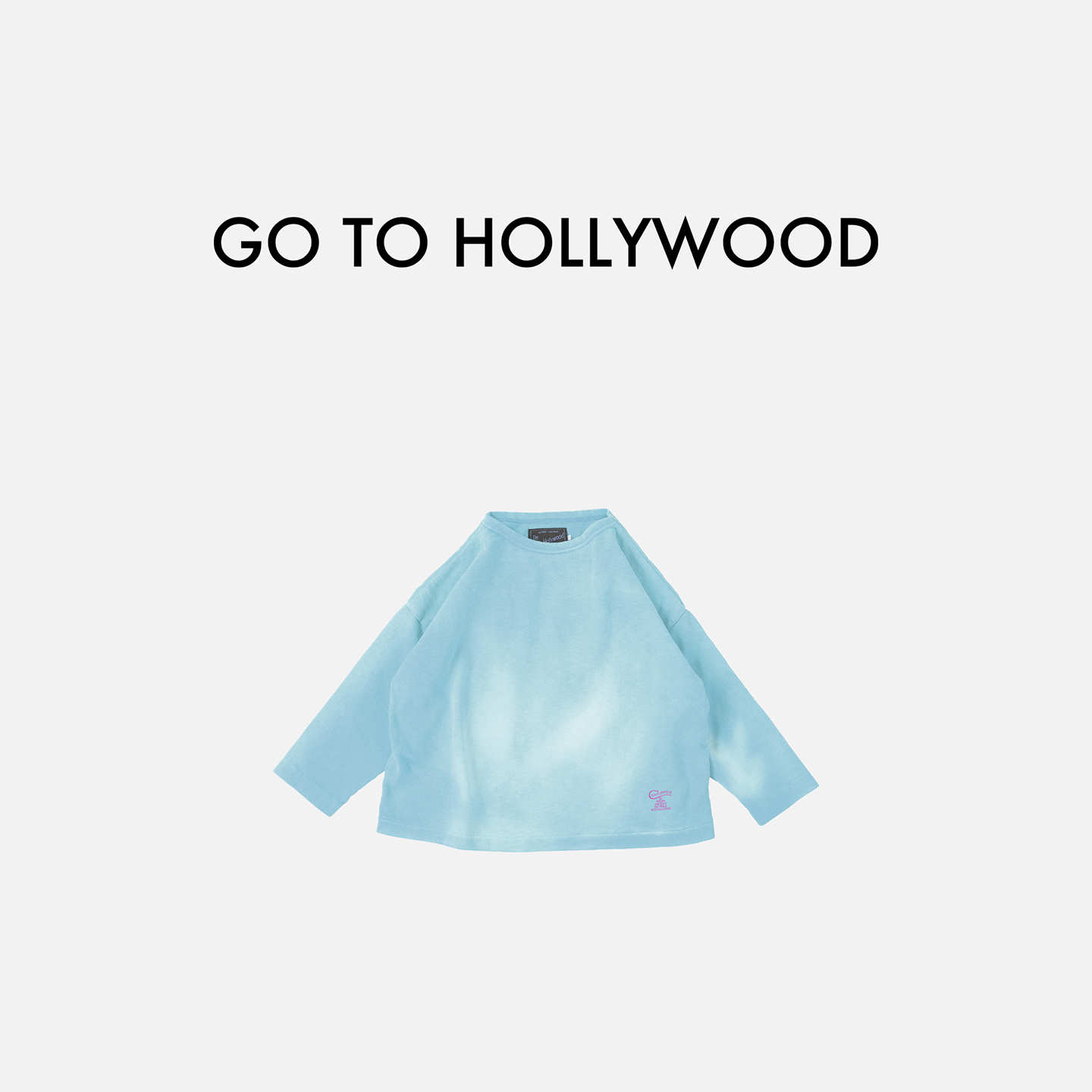 日本G2H童装 GO TO HOLLYWOOD 棉质针织做旧长袖T恤