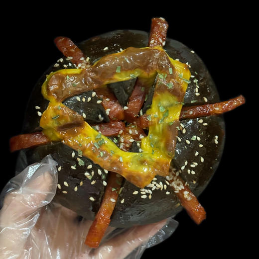 黑金炭烧腿排（约13点出炉）墨鱼粉和面 奥尔良鸡腿肉 商品图1