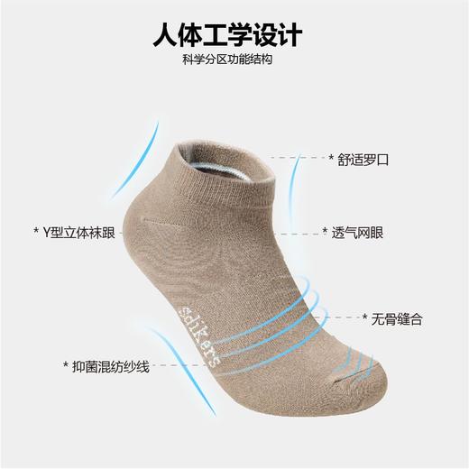 【小米生态造 银离子+艾草5A抑菌 运动级防护】斯迪凯银离子抑菌袜 商品图2