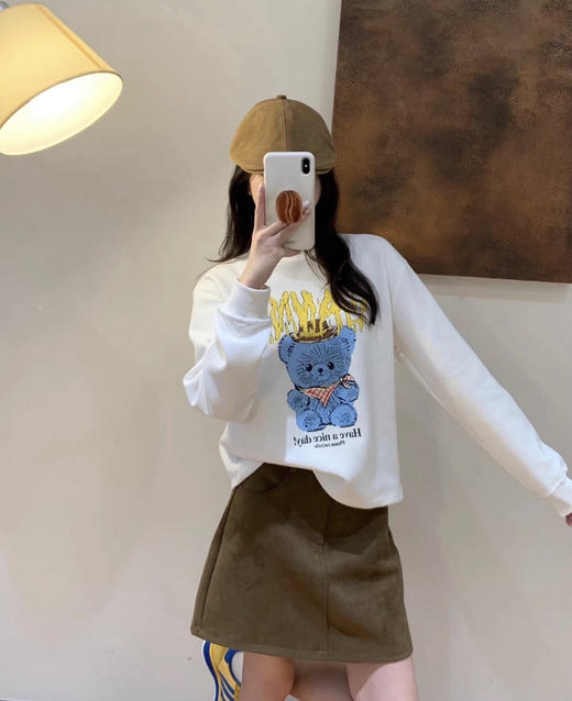 原单GANNI女士针织卫衣上衣112703 商品图1