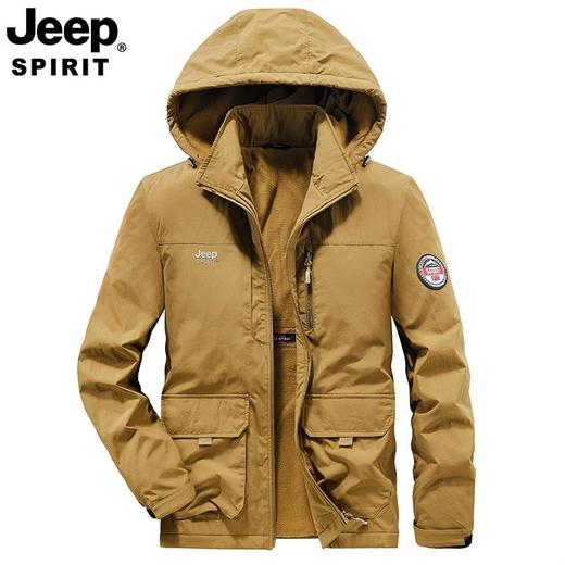 JEEPSPIRIT男士秋冬新款夹克加厚外套JC7652 商品图0