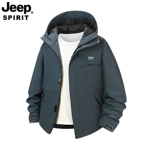 JEEP SPIRIT秋季夹克外套男士宽松新款户外防风潮流休闲服JC7630 商品图1