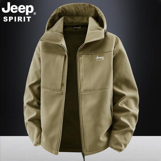 JEEP SPIRIT男装春秋新款外套大码男士多口袋休闲加厚夹克JC7650 商品图2
