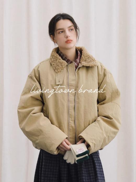 LIVINGTOWN/LT毛领索罗娜珍珠棉服 商品图0