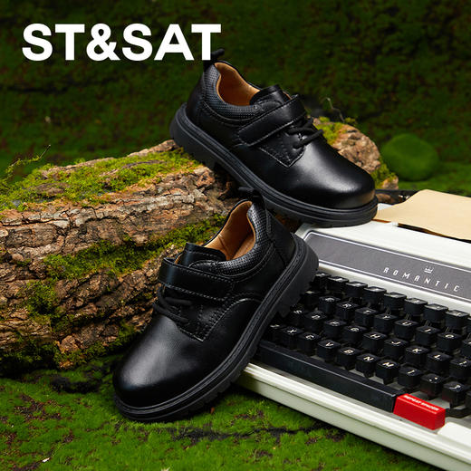 【童鞋】星期六经典百搭校园演出男女童皮鞋SS33131L47 商品图4
