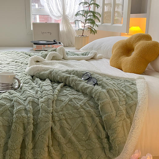 双层加厚风 塔芙绒加厚毛毯【冬季床品专场】 商品图1