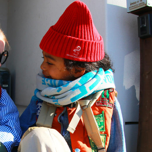 日本DD童装 DENIM DUNGAREE 品牌标识围巾 商品图3