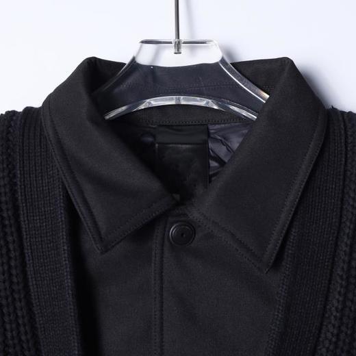 SDSA男士秋冬新款痞帅男装韩版翻领针织羽绒服外套拼接百搭时尚 商品图2