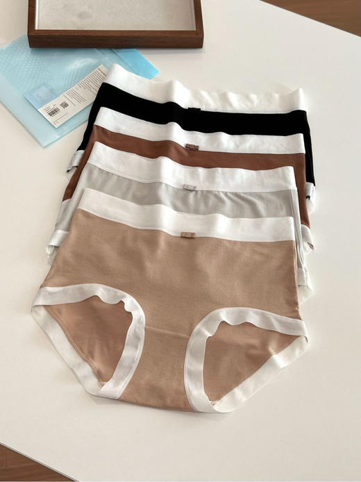 原单版本Lu磨毛女士中腰内裤4条112707 商品图1