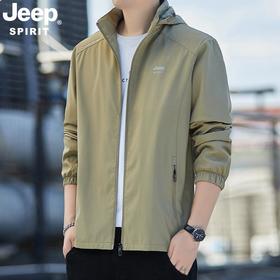 JEEP SPIRIT 秋冬款 男士潮流休闲时尚立领夹克外套7620新款