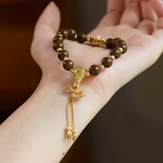 【慧心·鹅梨合香珠手串】敦煌小众古法合香珠手串 天然中药材草本手工手串 商品图1