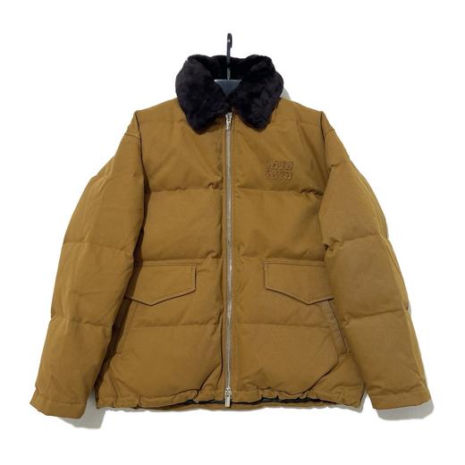 D112737重磅字母拉链皮毛一体羽绒服外套男女同款 商品图14