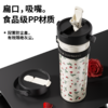 GOOM 格沫 艺术手绘系列保温杯 316L不锈钢  600ml容量 一杯双饮 保冷锁温 便携随行 商品缩略图2