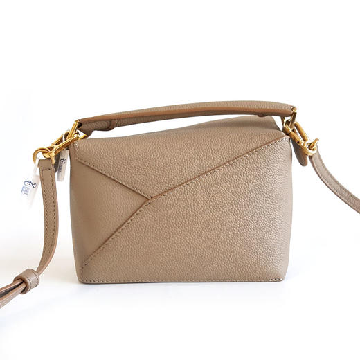 【98新】LOEWE罗意威puzzleMini沙色puzzle几何包单肩斜挎包女士261125JJ08 商品图4