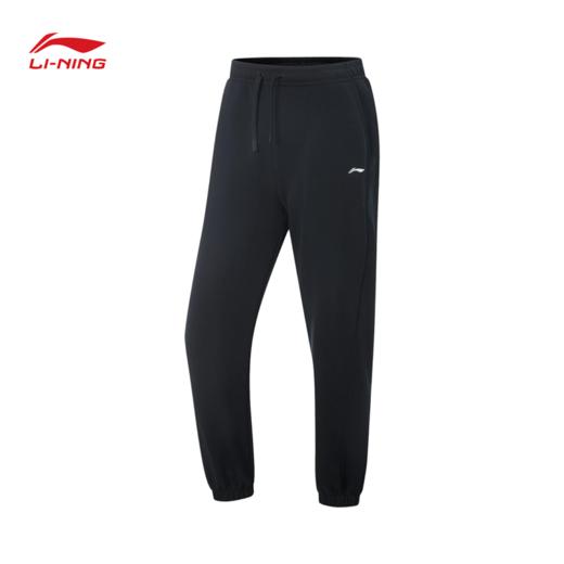 李宁女子束脚加绒保暖锁温干爽宽松卫裤AKLV822 商品图3